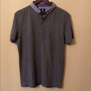 Gray SS Knit Shirt polo